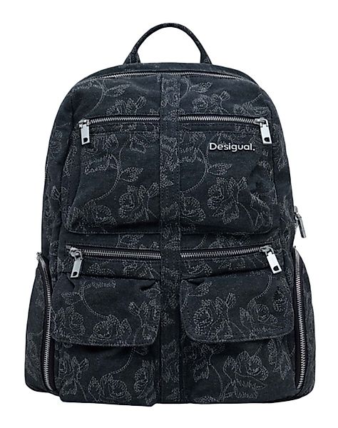 Desigual Rucksack Whiskey Embroidery Denim Big günstig online kaufen