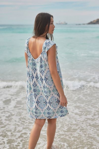 Next Minikleid Minikleid mit V-Ausschnitt und günstig online kaufen