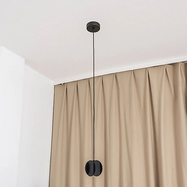 Hängeleuchte GAMBIT, schwarz, Ø 10 cm, Metall, GU10-LED günstig online kaufen
