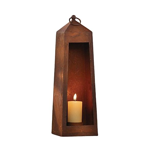 Home-trends24.de Kerzenhalter Rost Laterne Kerzenhalter Kerzenständer günstig online kaufen