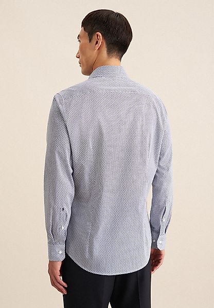 seidensticker Businesshemd "Slim", Slim Langarm Kentkragen Druck günstig online kaufen