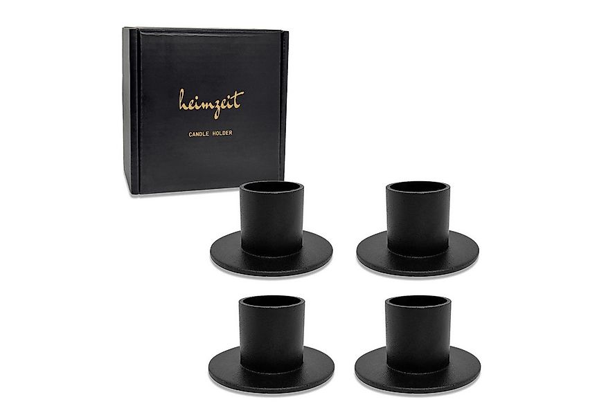 heimzeit Tischkerzenhalter Kerzenhalter für Stabkerzen 25 mm (Set, 4 Stück) günstig online kaufen