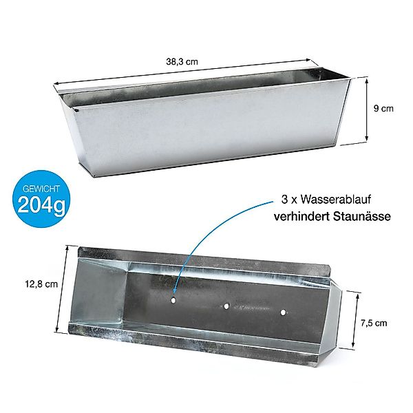 BigDean Blumenkasten 8x Pflanzkasten f. Europalette günstig online kaufen