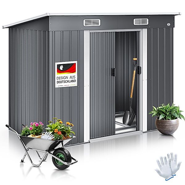 KESSER Gartenhaus, Gerätehaus Metall 4 m³ günstig online kaufen