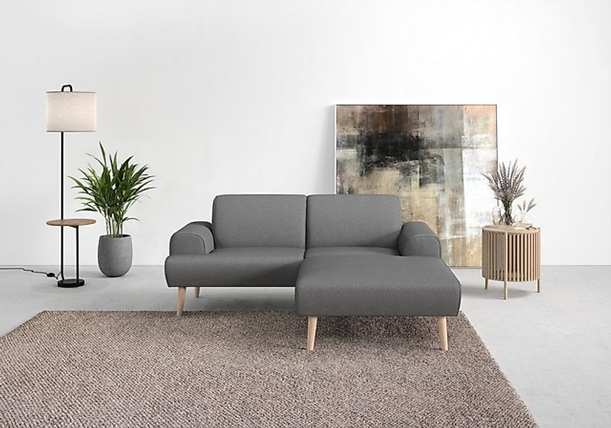 andas Ecksofa »Swift Scandic Design, komfortabler Federkern, Breite 192cm, günstig online kaufen