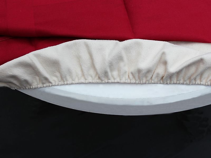 Libusch® Tischschonbezug Tischmolton mit Stretch-Gummizug, rund, günstig online kaufen