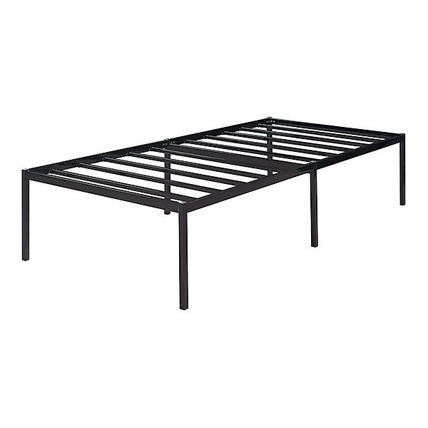 en.casa Metallbett, »Vårdö« 90 x 200 cm Schwarz günstig online kaufen