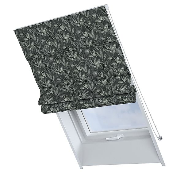 Dekoria Dachfenster-Raffrollo Rimini, schwarz, 50 x 60 cm günstig online kaufen