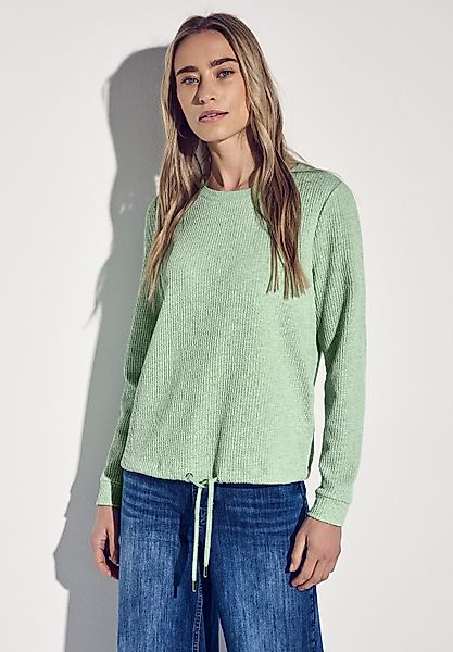 STREET ONE Sweatshirt Struktur-Optik, mit elastischem günstig online kaufen