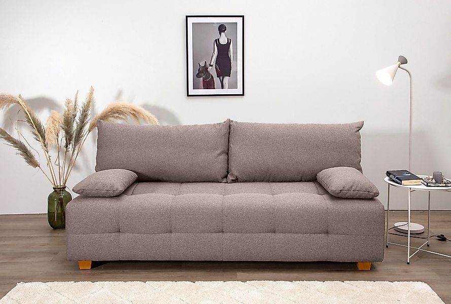 COLLECTION AB Schlafsofa "Bella", Schlafsofa,Bettkasten,Bonellfederkern,Rüc günstig online kaufen