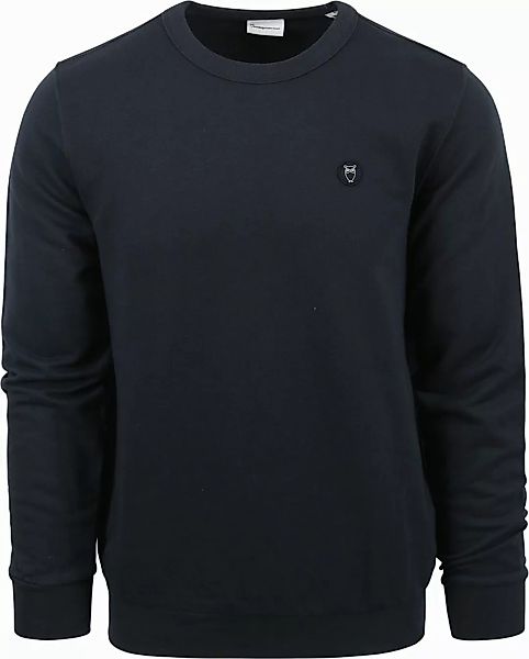 KnowledgeCotton Apparel Elm Sweater Navy - Größe L günstig online kaufen