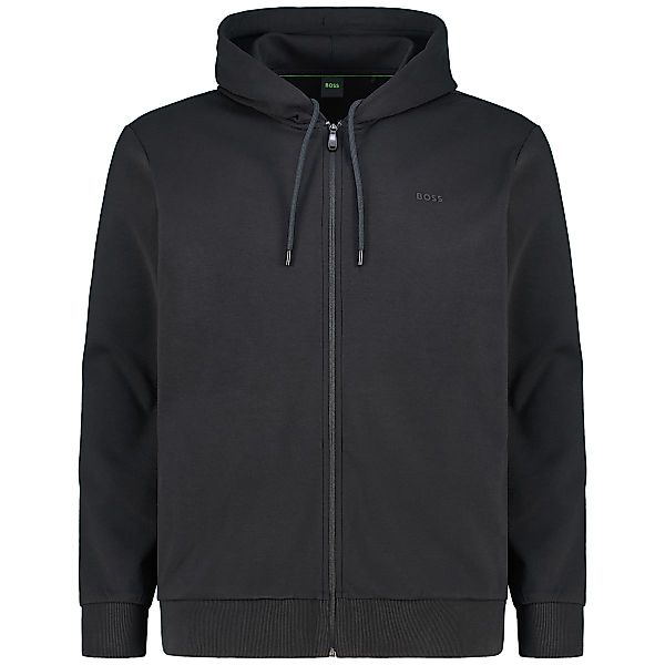 BOSS Sweatjacke mit Stretch Farbe schwarz Größe: 6XL günstig online kaufen