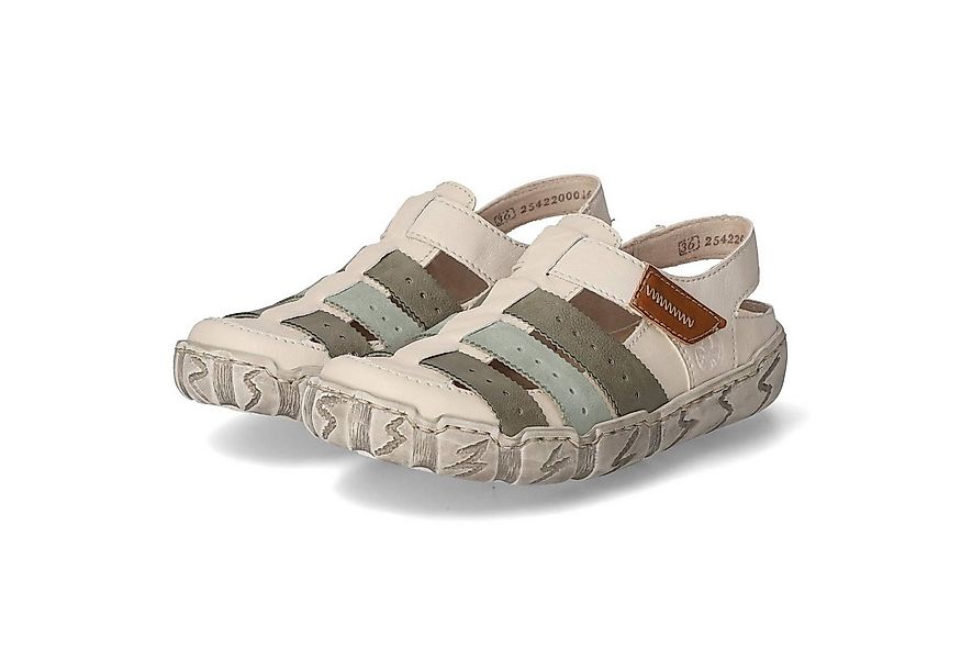 Rieker Rieker L0379-90 Damen Leder und Synthetik beige Slipper günstig online kaufen