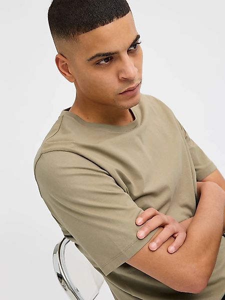 Jack & Jones Rundhalsshirt "JJEORGANIC BASIC TEE SS O-NECK NOOS" mit Rundha günstig online kaufen