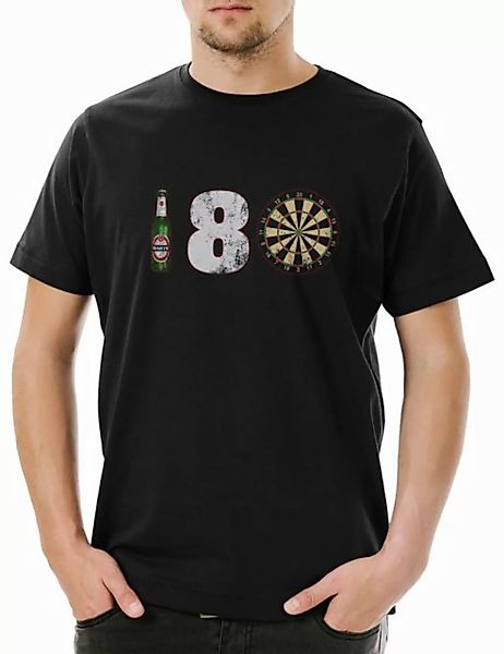 Urban Backwoods Print-Shirt 180 Darts Herren T-Shirt Arrows Dart Target Zie günstig online kaufen