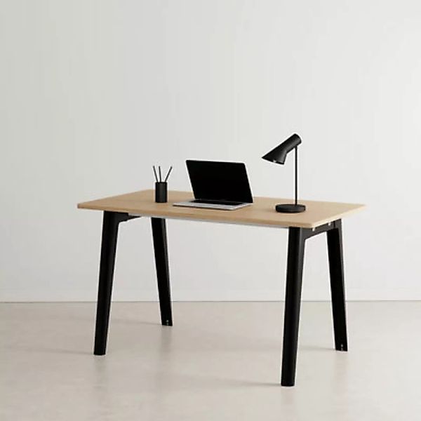 Schreibtisch New Modern holz schwarz / 130 x 70 cm - Öko-zertifizierte Eich günstig online kaufen