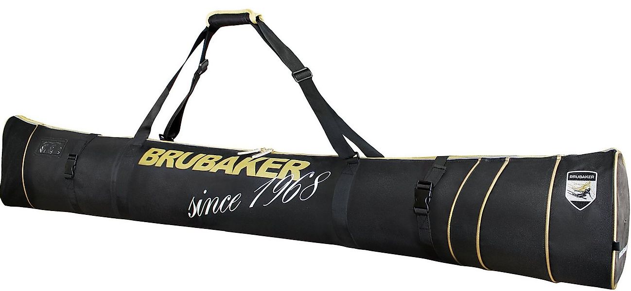 BRUBAKER Skitasche Carver Pro Ski Tasche "Grenoble" Schwarz (Skibag für Ski günstig online kaufen