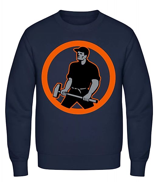 Construction Worker Logo · Männer Pullover günstig online kaufen