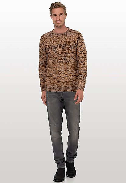 Rusty Neal Strickpullover mit dezenter Musterung und Strick-Design günstig online kaufen