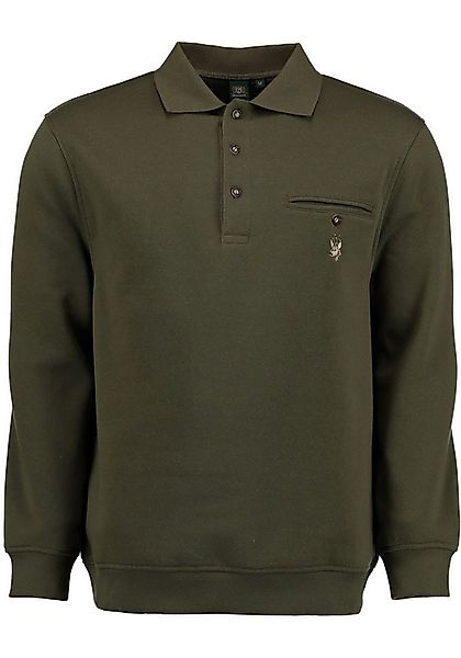 OS Trachten Sweatshirt Rizapa Jagdsweatshirt mit Rehkopf-Stickerei auf Brus günstig online kaufen