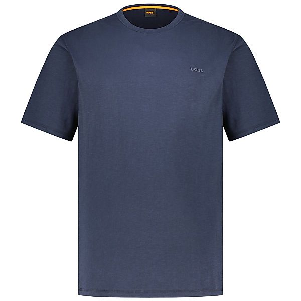 BOSS T-Shirt aus Biobaumwolle Farbe dunkelblau Größe: 5XL günstig online kaufen