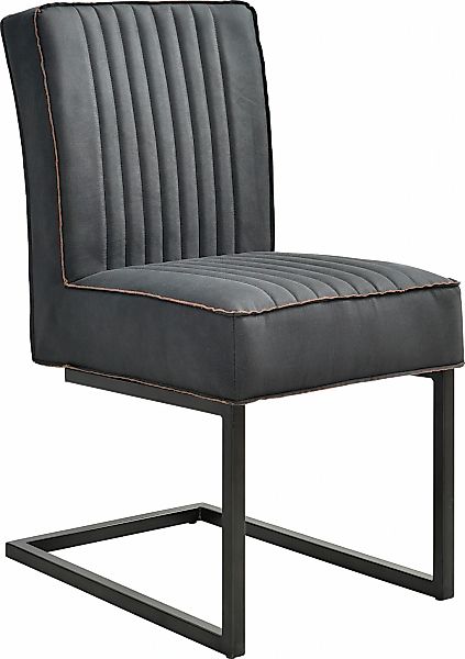 Home affaire Stuhl "David" (Set) 2 Stk. Microfaser mit bequemer Federkernpo günstig online kaufen