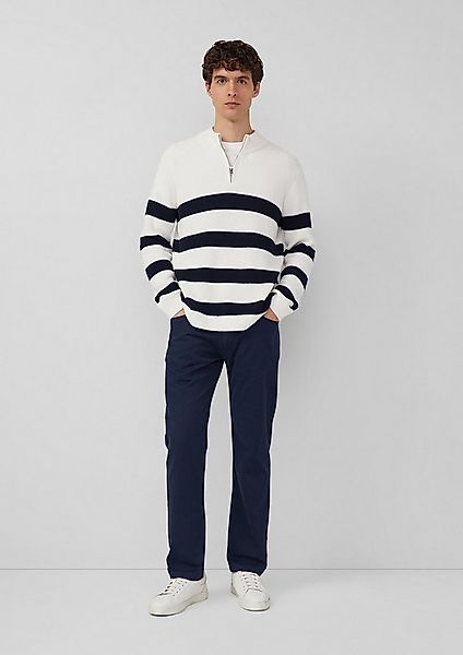 s.Oliver Chinos Hose Regular Fit: Hose aus strukturierter Baumwolle günstig online kaufen