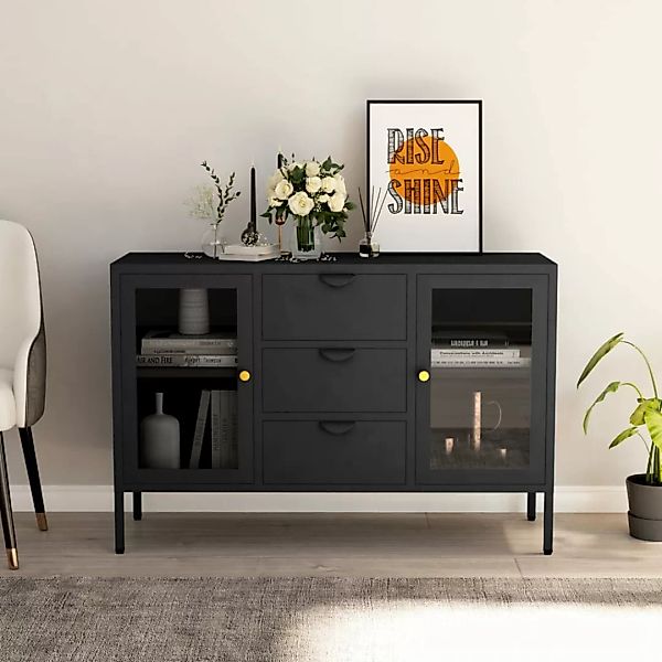 vidaXL Sideboard Sideboard Anthrazit 105x35x70 cm günstig online kaufen
