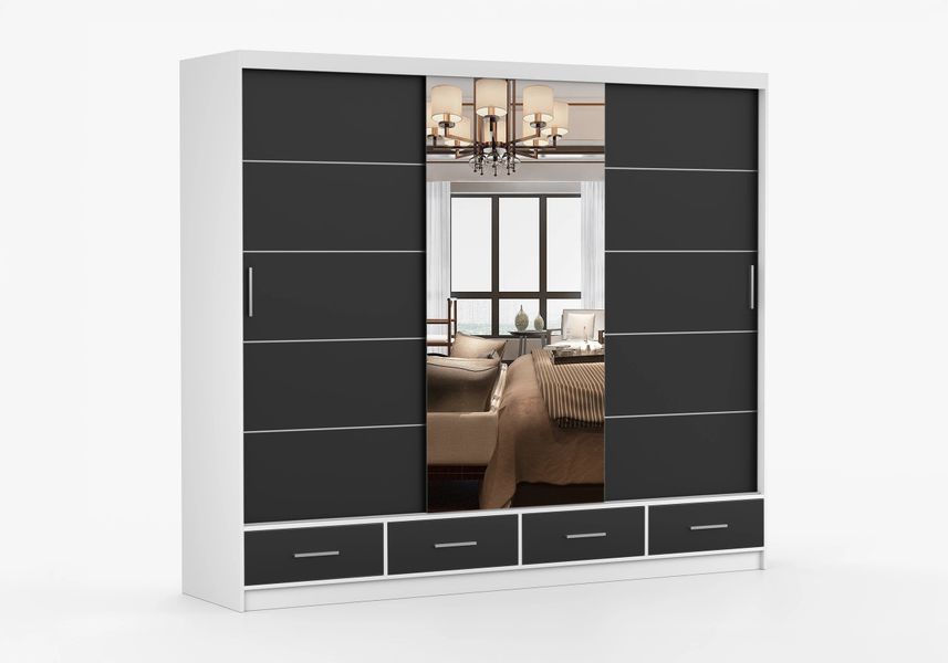 imoebel24 Schwebetürenschrank FLORENCE 250 cm - günstig online kaufen