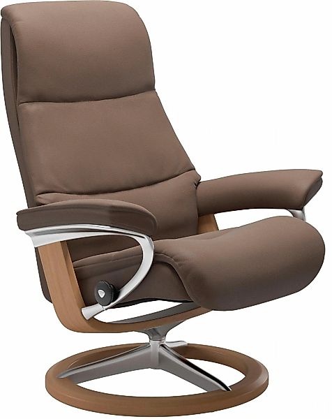 Stressless Relaxsessel "View", (Set, Relaxsessel mit Hocker), mit Signature günstig online kaufen