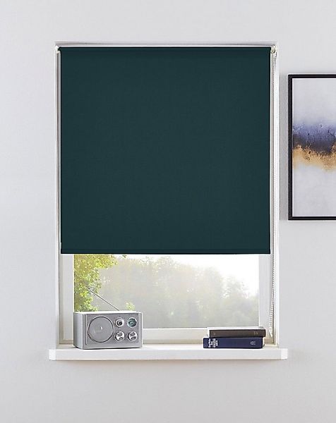 Seitenzugrollo Themse-Uni, my home, Lichtschutz, ohne Bohren, freihängend, günstig online kaufen