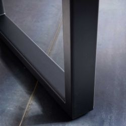 Esszimmertisch in Walnussfarben Baumkante günstig online kaufen