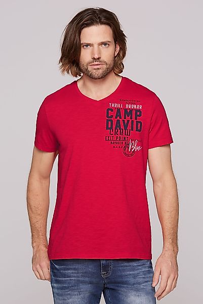 CAMP DAVID V-Shirt mit maskulinem V-Ausschnitt günstig online kaufen