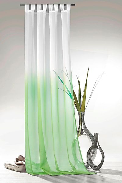 Weckbrodt Vorhang "Maischa" Schlaufen 1 Stk. tlg. Voile, transparent mit Fa günstig online kaufen