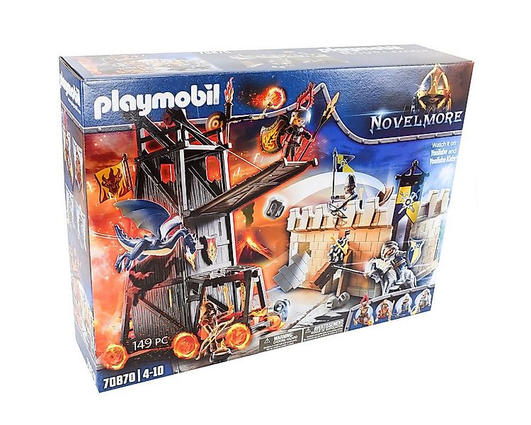 Playmobil® Playmobil 70870 Novelmore Angriffsturm & Ritter-Verteidigungsmau günstig online kaufen