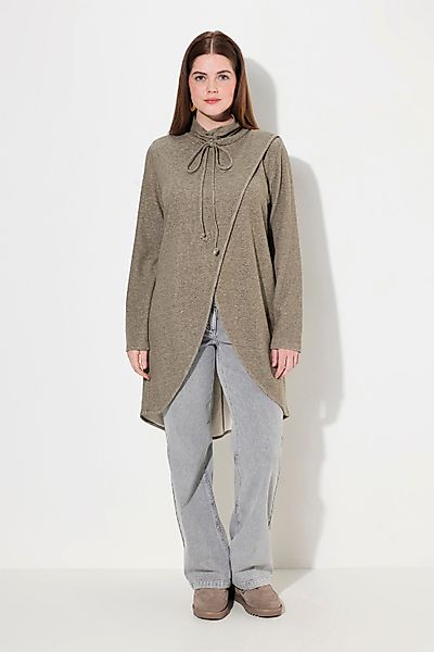 Ulla Popken Sweatshirt Long-Sweatshirt Stehkragen Langarm günstig online kaufen