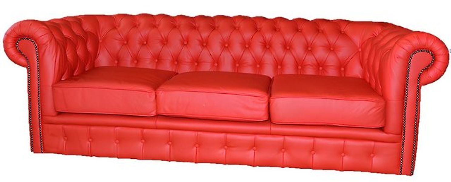 JVmoebel Sofa Chesterfield Polster Sofa Couch Designer Garnitur 3 Sitz Couc günstig online kaufen
