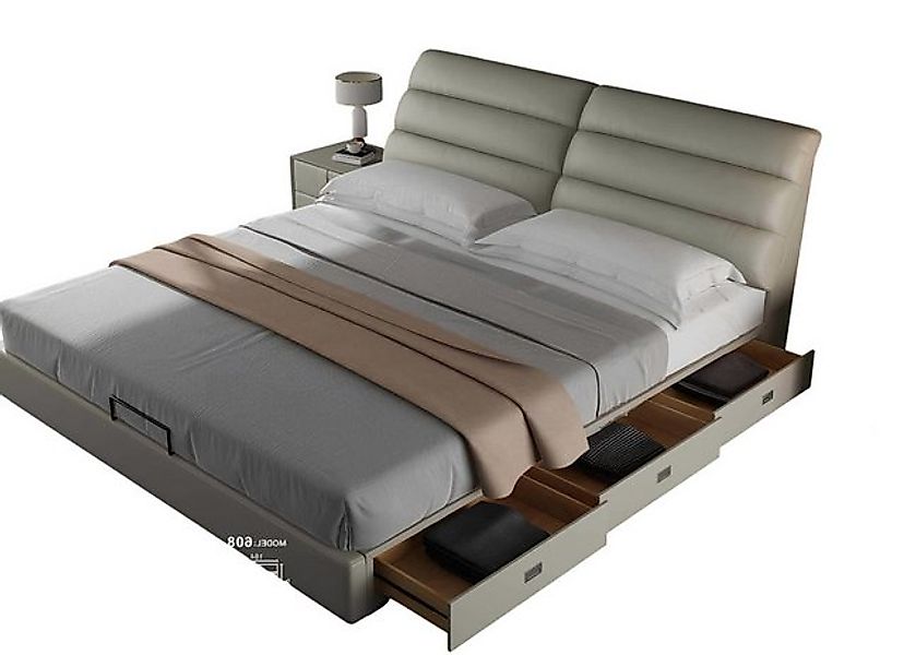 Xlmoebel Bett Klassisches Luxus-Doppelbett mit Polsterdesign für das Schlaf günstig online kaufen