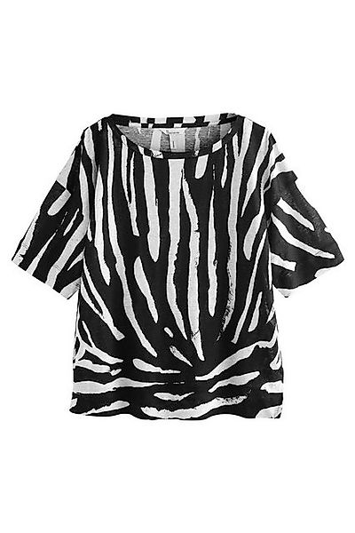 Next T-Shirt Premium Kurzarm-T-Shirt aus 100 % Leinen (1-tlg) günstig online kaufen
