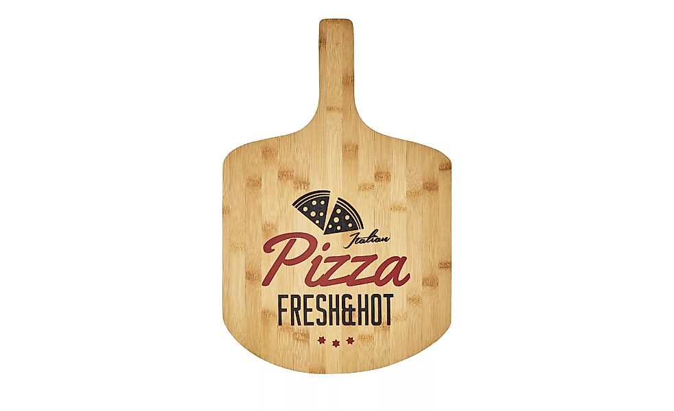 for friends Schneidebrett  Pizza - holzfarben - Bambus - 30 cm - 1,2 cm - S günstig online kaufen