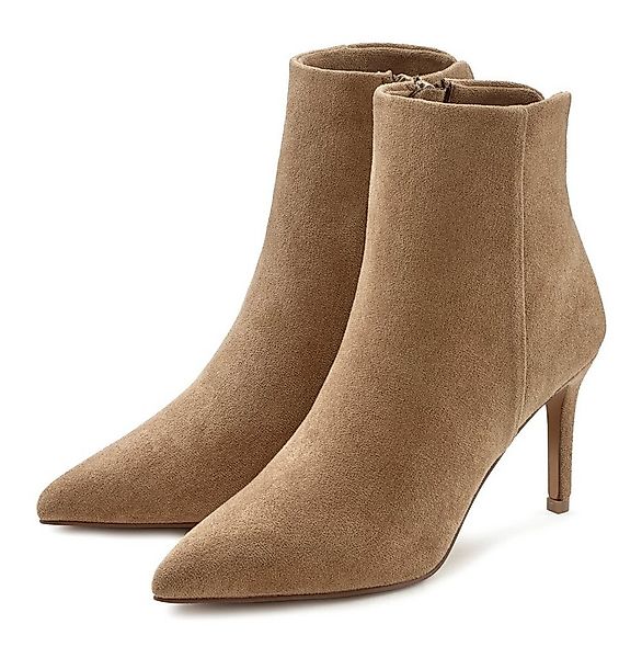 LASCANA Sommerstiefelette High-Heel-Stiefelette in spitzer Form & Pfennigab günstig online kaufen