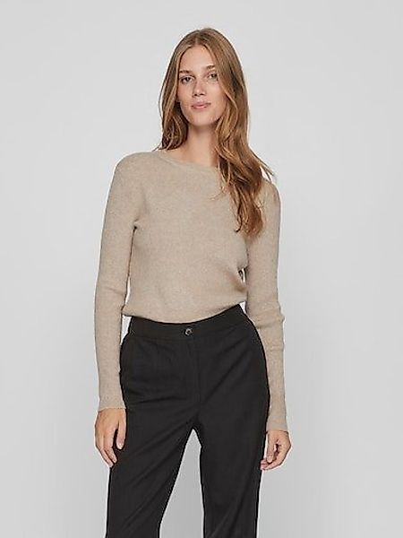 Vila Rundhalspullover VICOMFY O-NECK L/S KNIT TOP/SU - NOOS günstig online kaufen