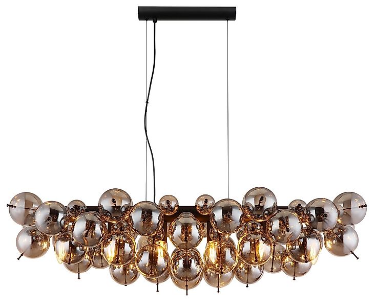 GLOBO LIGHTING Hängeleuchte UDO, ohne Leuchtmittel, Hängelampe Glaskugeln r günstig online kaufen