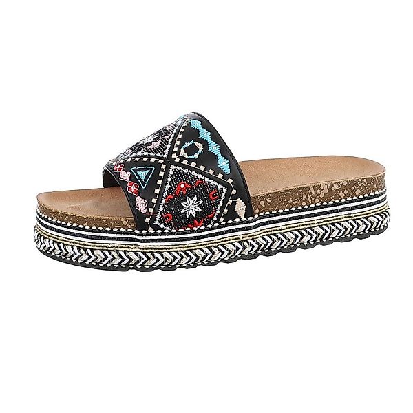 Ital-Design Damen Mules Freizeit Plateausandaletten (85698110) günstig online kaufen