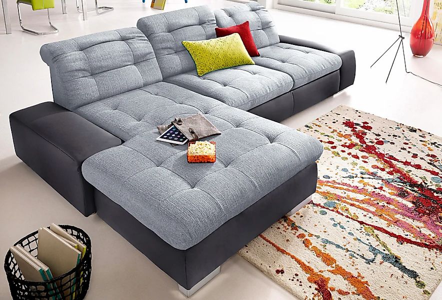 sit&more Ecksofa »Palomino L-Form«, wahlweise XL oder XXL und mit Bettfunkt günstig online kaufen