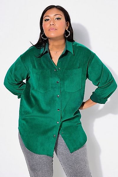 Studio Untold Hemdbluse Cord-Hemd oversized Hemdkragen Langarm günstig online kaufen