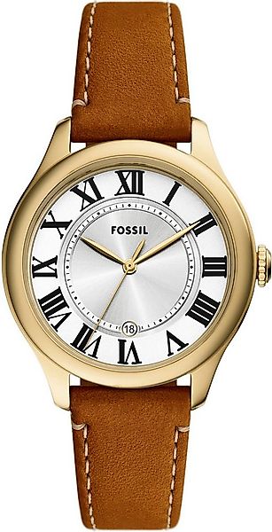 Fossil Quarzuhr GILMORE ES5397, Armbanduhr, Damenuhr, Lederarmband, analog, günstig online kaufen