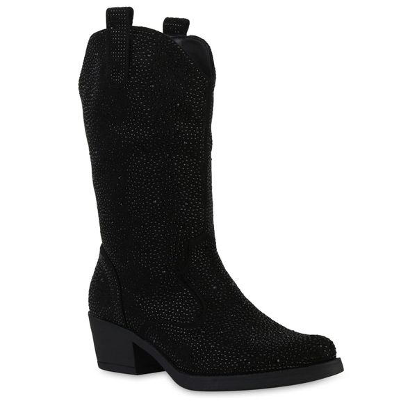 VAN HILL 840905 Cowboystiefel Damen Cowboystiefel günstig online kaufen