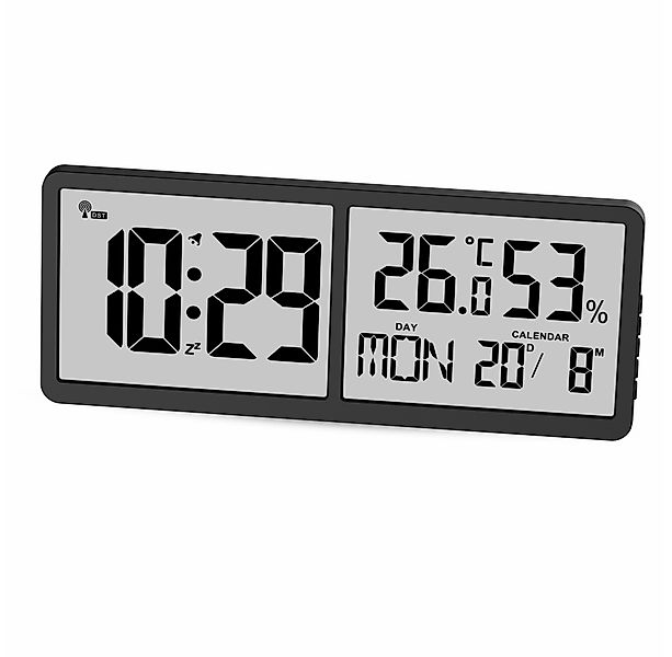 Miraval Funkwecker Funk-Wanduhr mit Thermo-/Hygrometer und günstig online kaufen