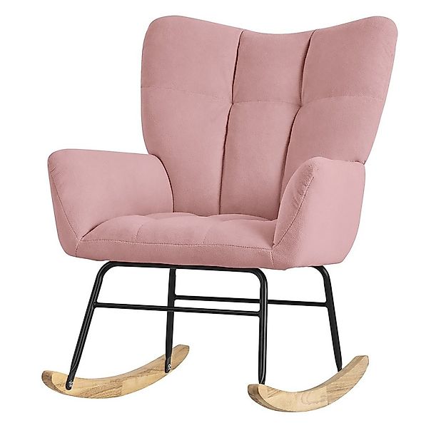 ML-DESIGN Schaukelstuhl Schaukelsessel Ohrenstuhl Relaxsessel Akzentstuhl S günstig online kaufen